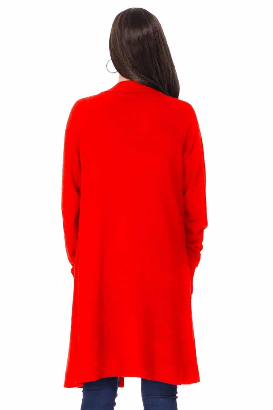 Ella Cardigan Red 2