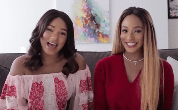 Temi and Cuppy Otedola