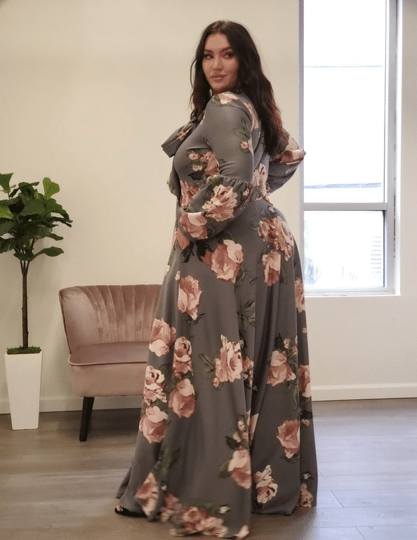 Emilia Statement Maxi Dress - PLUS SIZE