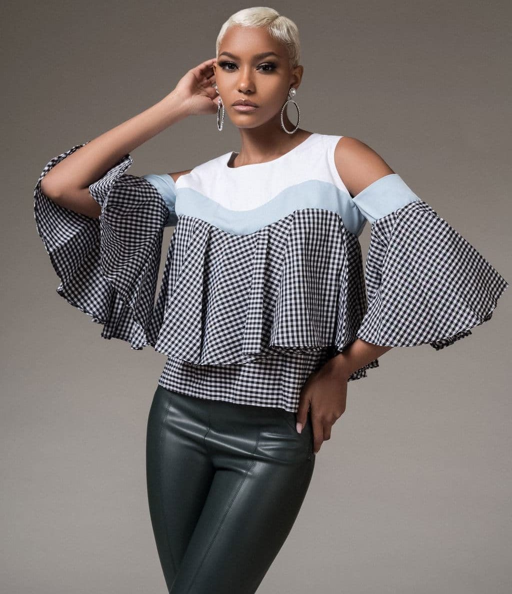 bimbo-layered-checkered-top For Fall Winter Spring Summer